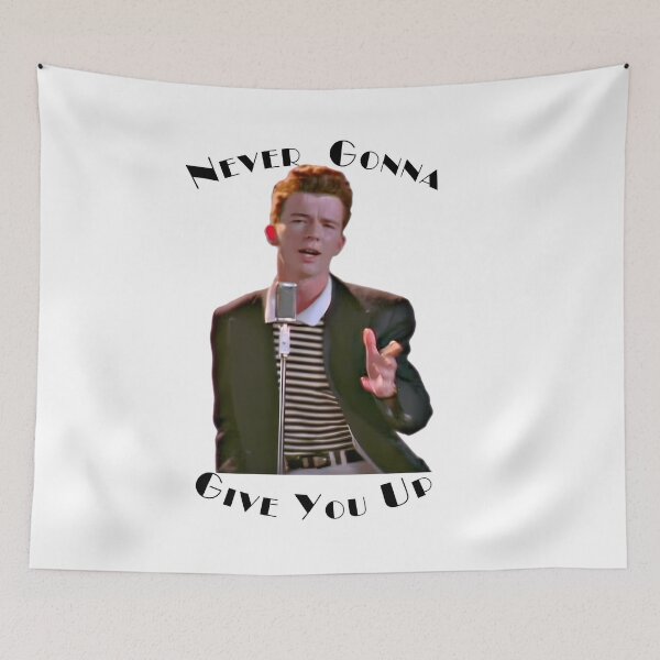 Item preview, Never Gonna Give You Up Rickroll - Rick Astley designed and sold by janyceestu.