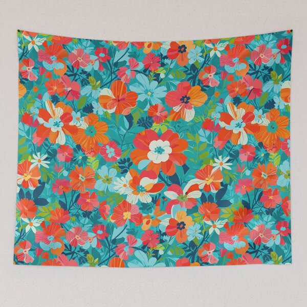 Item preview, Groovy Mod Floral designed and sold by CoolPixels.
