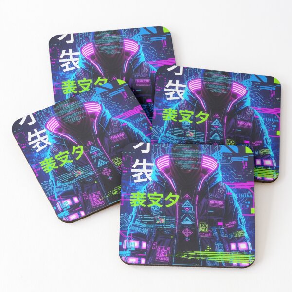 Item preview, Cyberpunk neon glitch streetwear classic tshirt designed and sold by anandsiva2703.