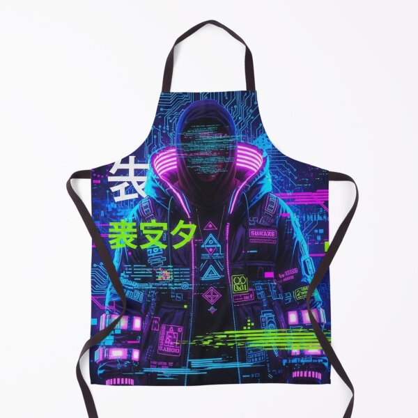 Item preview, Cyberpunk neon glitch streetwear classic tshirt designed and sold by anandsiva2703.