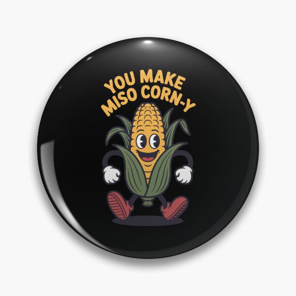 Item preview, You Make Miso Corny – Retro Food Pun designed and sold by danielliamgill.