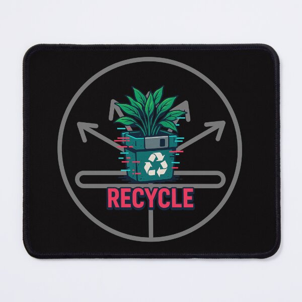 Item preview, Recycle Bin Glitch – Digital Nature Revival designed and sold by Tadeusz1.