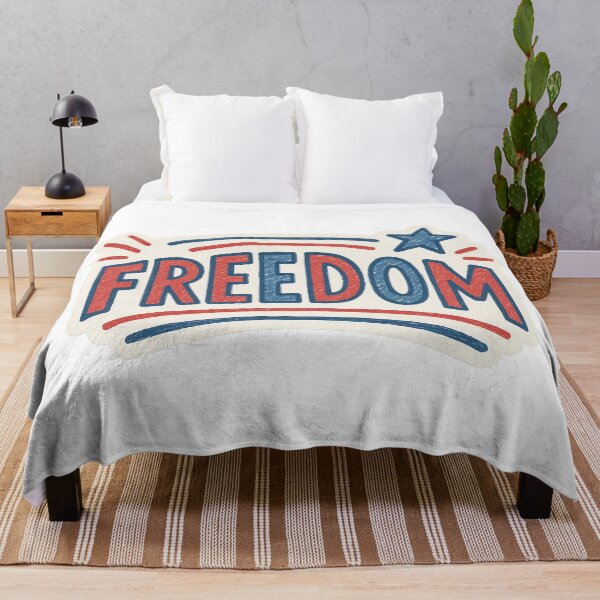 Item preview, Freedom Stars – USA Red White & Blue Typography designed and sold by lapart.