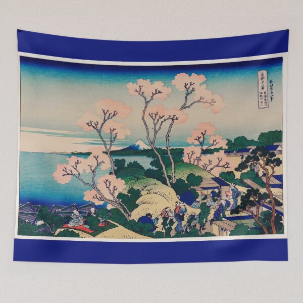 Item preview,  kwai vintage blossom painting rework Hokusai ,Manga,Japanese,  Hokusai,tshirt bag .mug poster  ,cos play dress  designed and sold by mystic lady vintage art and fashion designs.