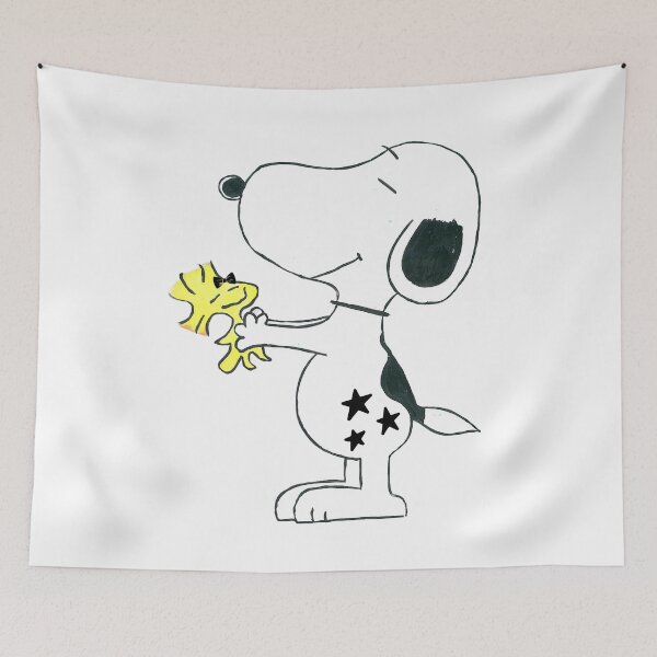 Item preview, Cute Snoopy with stars (art by Dina R.)  designed and sold by ArtDesignDinaR.
