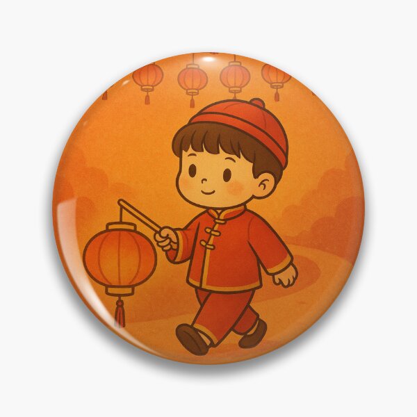 Item preview, Cute Boy with Lantern | Lantern Festival Illustration designed and sold by Art-Self Studio.