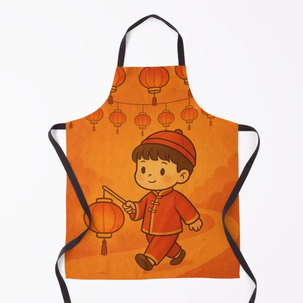 Item preview, Cute Boy with Lantern | Lantern Festival Illustration designed and sold by Art-Self Studio.
