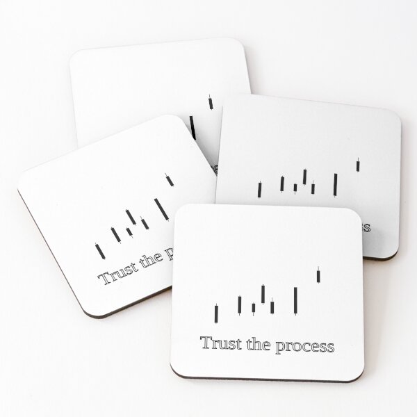 Item preview, Trust the Process Black and White Candles designed and sold by SrSCreative.
