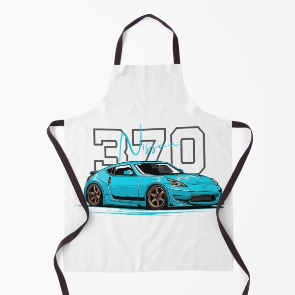 Item preview, Turquoise Nissan 370Z Stance JDM Sports Car Illustration designed and sold by thundergearshop.