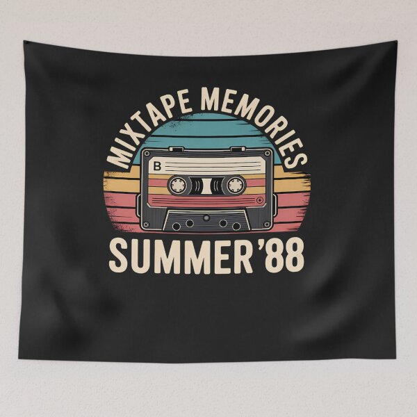 Item preview, Mixtape Memories - Retro 80S Summer '88 Cassette Tape designed and sold by armindaplasagna.