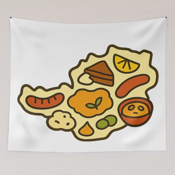 Item preview, Austria Food Map  designed and sold by AdiDsgn.