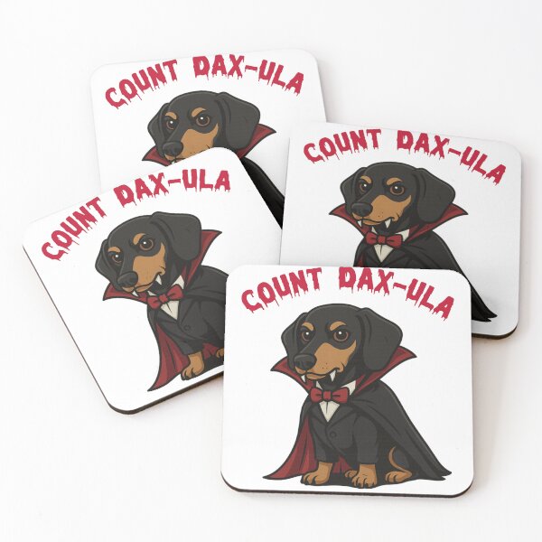 Item preview, Count Dax-ula Funny Dachshund Vampire Halloween designed and sold by Hintotees.