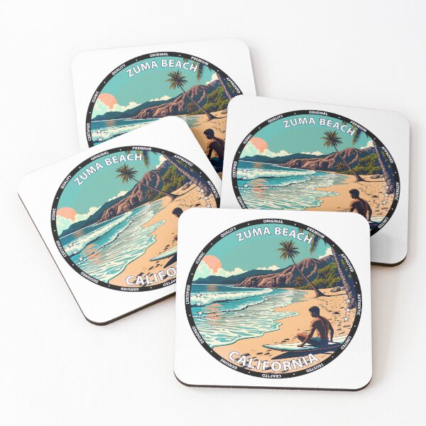 Item preview, Zuma Beach – California USA - Surf lifestyle expansive sandy waves designed and sold by inkNext.