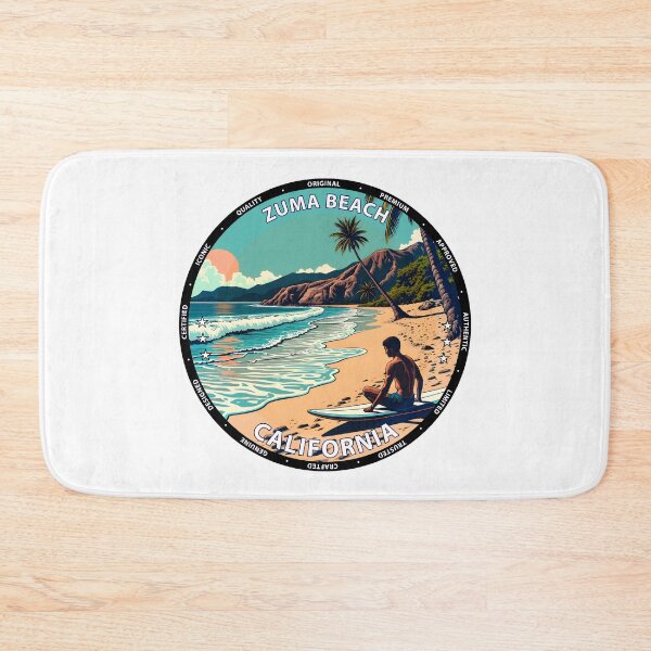 Item preview, Zuma Beach – California USA - Surf lifestyle expansive sandy waves designed and sold by inkNext.