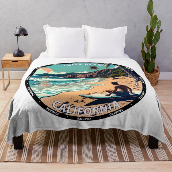 Item preview, Zuma Beach – California USA - Surf lifestyle expansive sandy waves designed and sold by inkNext.