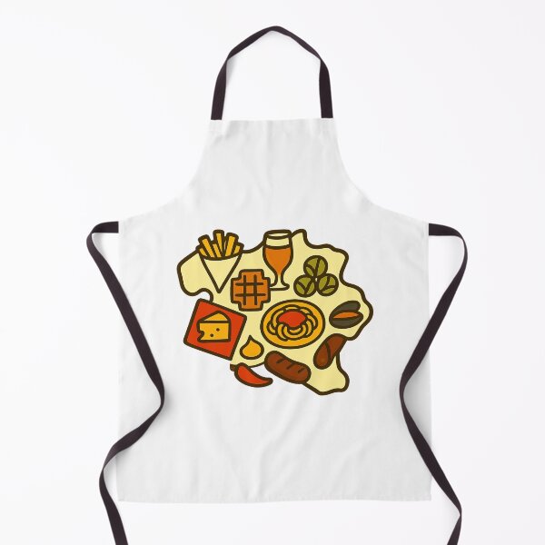Item preview,  Belgium Food Map  designed and sold by AdiDsgn.