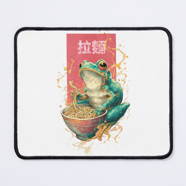 Item preview, Ramen Frog Feast – Whimsical Noodle Lover Illust designed and sold by Gaviani Design Studio.