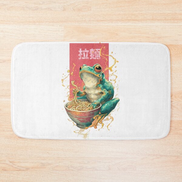 Item preview, Ramen Frog Feast – Whimsical Noodle Lover Illust designed and sold by Gaviani Design Studio.
