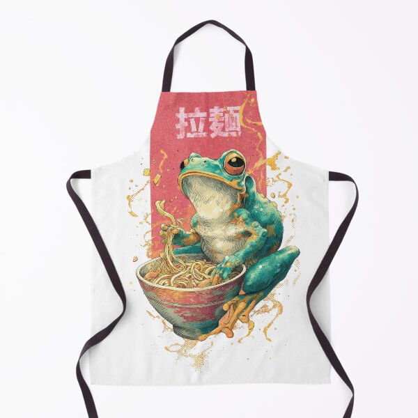 Item preview, Ramen Frog Feast – Whimsical Noodle Lover Illust designed and sold by Gaviani Design Studio.