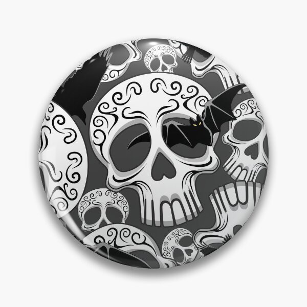 Item preview, Skull Halloween Decorative Calaveras designed and sold by BluedarkArt.