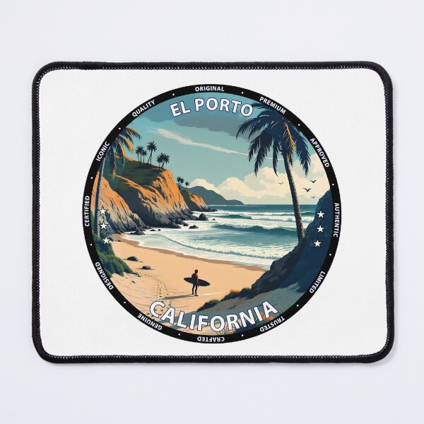 Item preview, El Porto – California USA - Surf lifestyle consistent point break waves designed and sold by inkNext.
