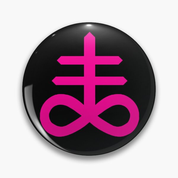 Item preview, Satanic symbol Leviathan cross designed and sold by The Artless Archer.