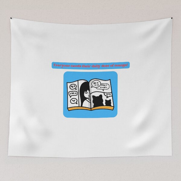 Item preview, Everyone needs their daily dose of manga! - Funny Quote designed and sold by Kouichi1990.