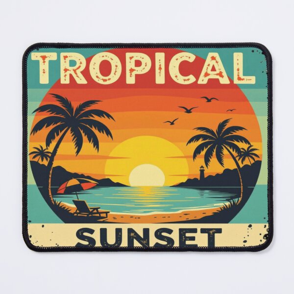 Item preview, Tropical beach vacation sunset designed and sold by zakarov27.