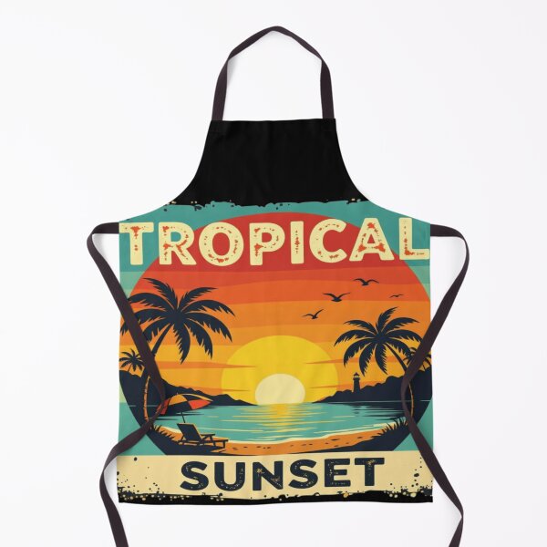 Artikelvorschau, Tropical, beach, vacation, sunset entworfen und verkauft von zakarov27.