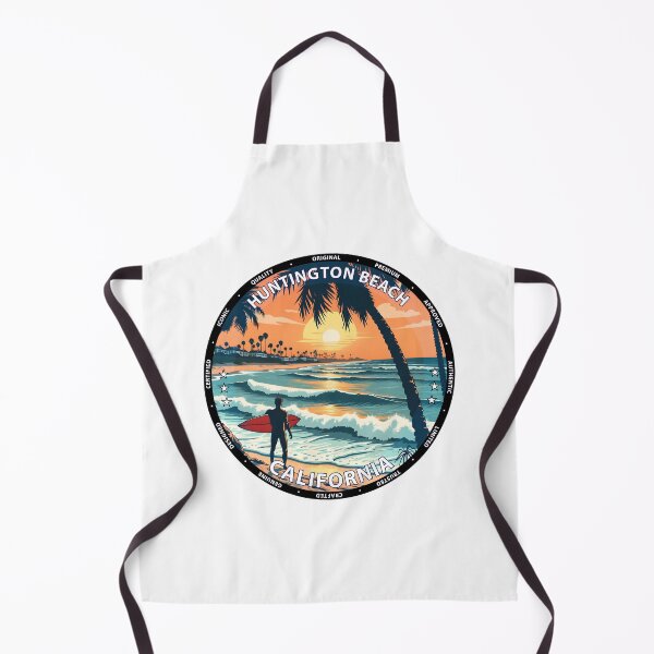 Item preview, Huntington Beach – California USA - Surf lifestyle iconic pier waves designed and sold by inkNext.