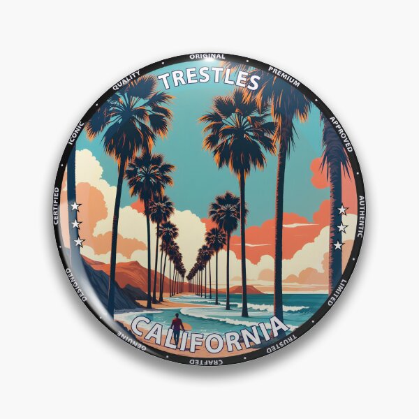 Item preview, Trestles – California USA - Surf lifestyle perfect reef waves designed and sold by inkNext.