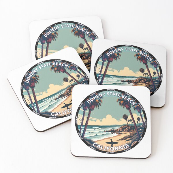 Item preview, Doheny State Beach – California USA - Surf lifestyle mellow point break waves designed and sold by inkNext.