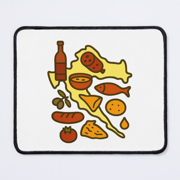 Item preview, Croatia Food Map  designed and sold by AdiDsgn.