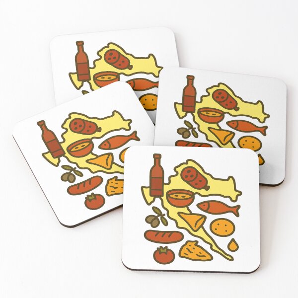 Item preview, Croatia Food Map  designed and sold by AdiDsgn.
