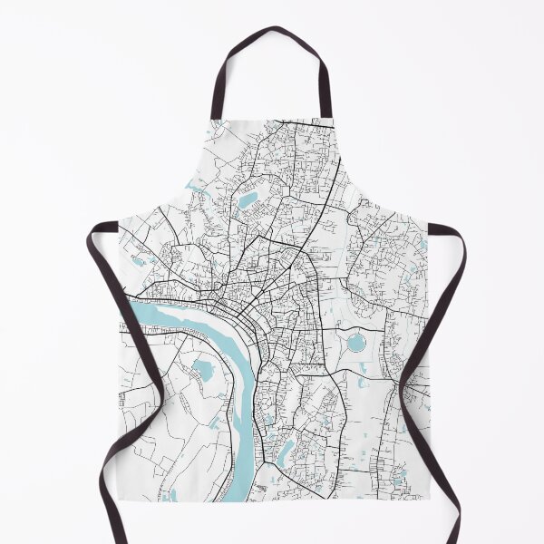 Item preview, Vientiane City Map of Laos - Circle designed and sold by deMAP.