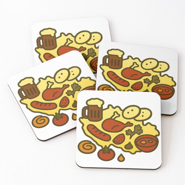 Item preview, Czechia Food Map  designed and sold by AdiDsgn.