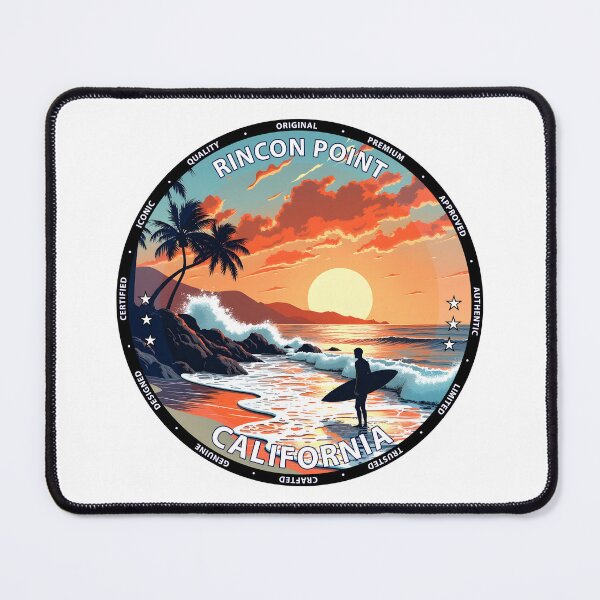 Item preview, Rincon Point – California USA - Surf lifestyle perfect right waves designed and sold by inkNext.