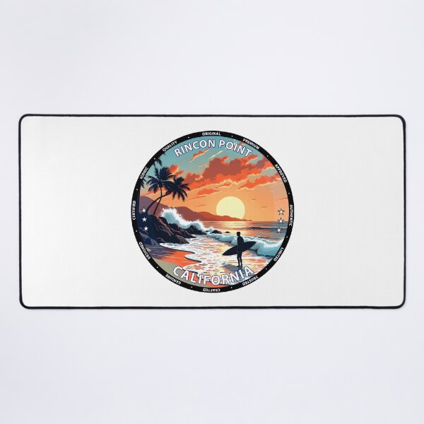 Item preview, Rincon Point – California USA - Surf lifestyle perfect right waves designed and sold by inkNext.
