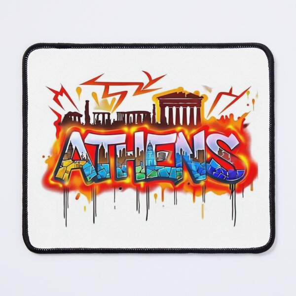 Item preview, Athens Graffiti Skyline – Reloaded Premium Gift Mosaic Autumn Edition designed and sold by Imaginarium of Chaos falcon88 .