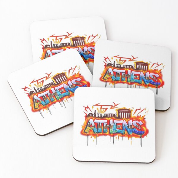 Item preview, Athens Graffiti Skyline – Reloaded Premium Gift Mosaic Autumn Edition designed and sold by Imaginarium of Chaos falcon88 .