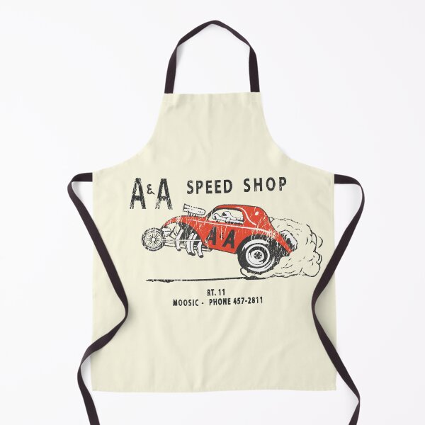 Item preview, A&A vintage speed shop - Burnout, distressed print. designed and sold by retropetrol.