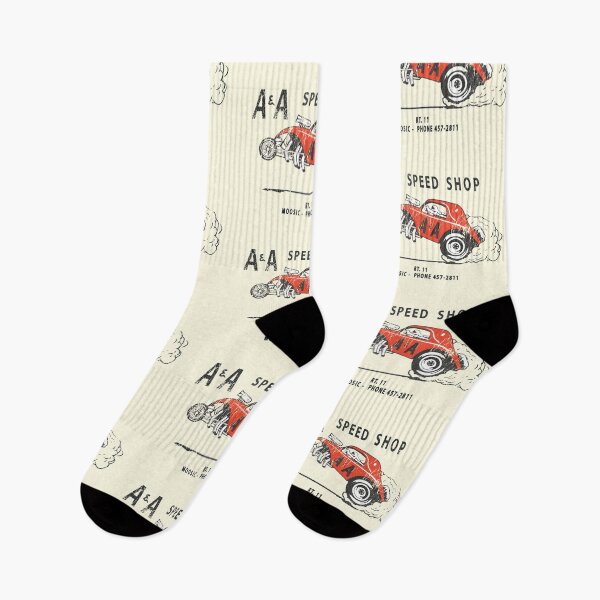 Item preview, A&A vintage speed shop - Burnout, distressed print. designed and sold by retropetrol.