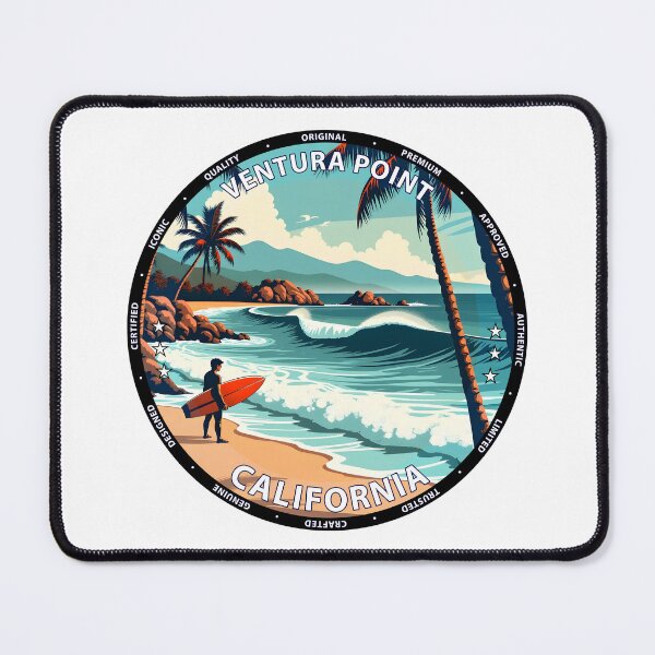 Item preview, Ventura Point – California USA - Surf lifestyle scenic reef waves designed and sold by inkNext.