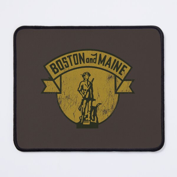 Item preview, Boston and Maine Railroad emblem - aged, worn print designed and sold by retropetrol.