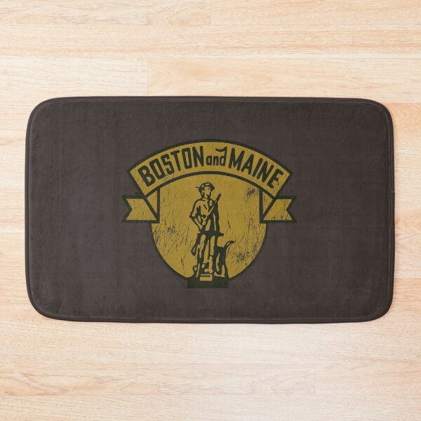 Item preview, Boston and Maine Railroad emblem - aged, worn print designed and sold by retropetrol.