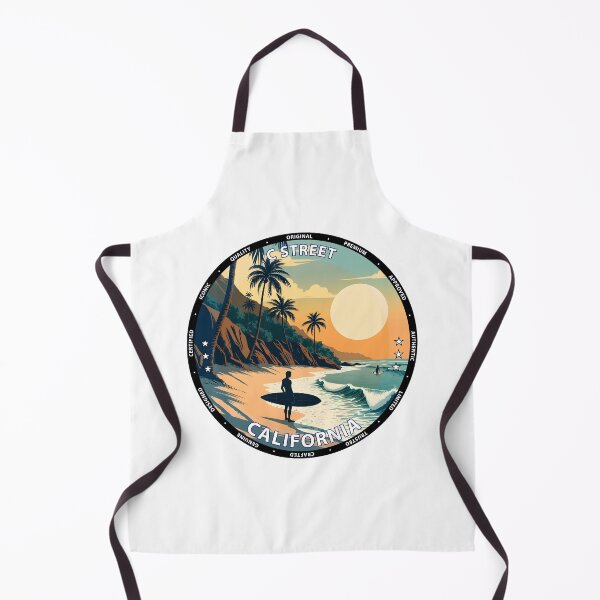 Item preview, C Street – California USA - Surf lifestyle classic pier waves designed and sold by inkNext.