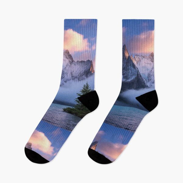 Item preview, Serenity Mountain Peaks at Sunrise designed and sold by denisritter.