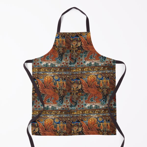 Item preview, Ancient Anatolian Bird motif boho decor spiriyual art legendary phoenix motif designed and sold by Raindreamart.