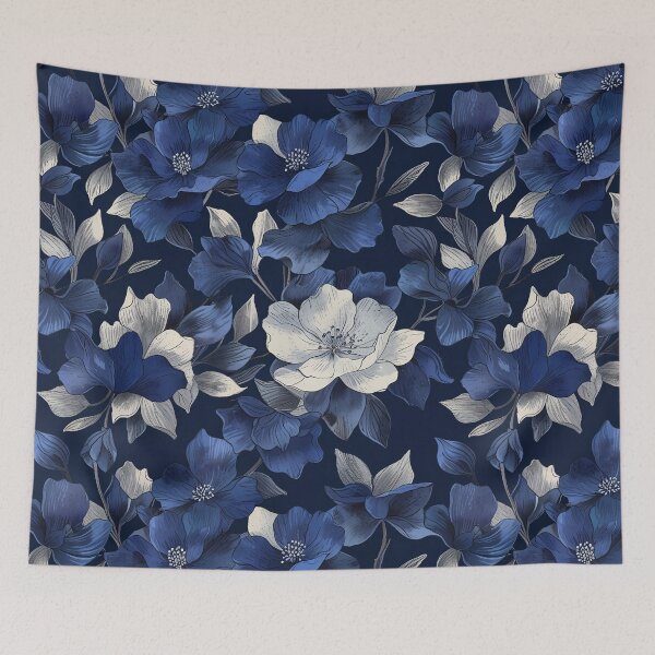 Item preview, Indigo Petals designed and sold by CoolPixels.