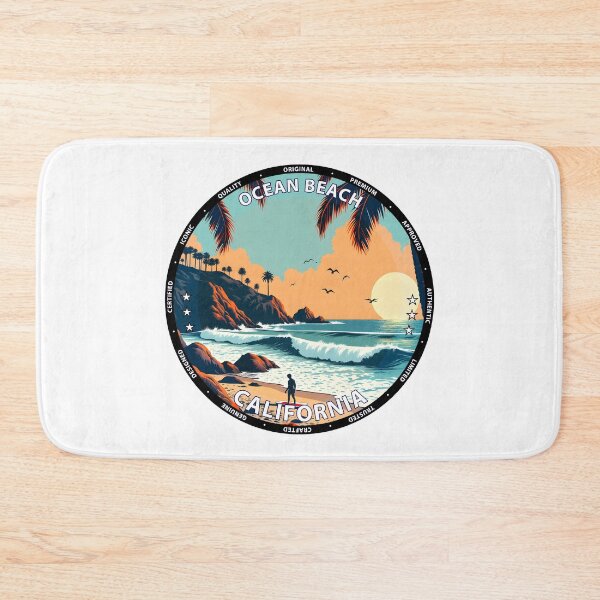 Item preview, Ocean Beach – California USA - Surf lifestyle rugged waves designed and sold by inkNext.